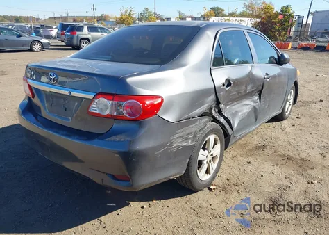 2012 Toyota Corolla L z USA, uszkodzony, nr VIN 5YFBU4EE9CP010691